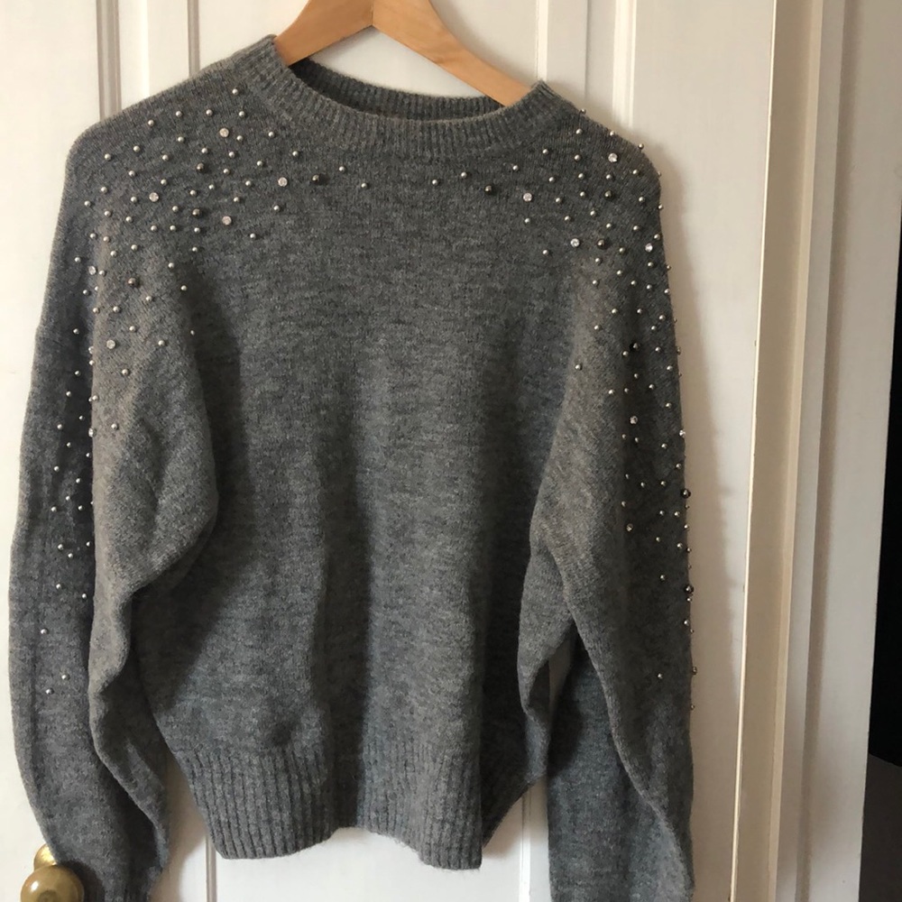 H&M embellished sweater